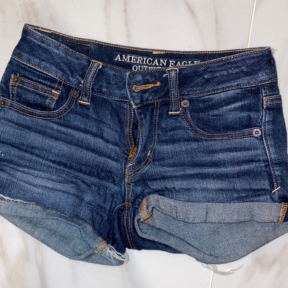American eagle jean shorts